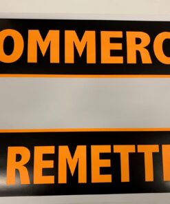 10 AFFICHES COMMERCE A REMETT REMETTRE