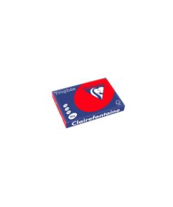 TROPHEE A3 80G ROUGE CORAIL PAPIER CLAIRFONTAINE RAME DE 500 FEUILLES
