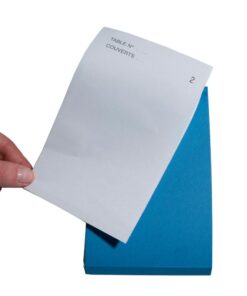 BLOC MAITRE D'HOTEL 95X170MM 50 DUPLI - AUTOCOPIANT CARNET RESTAURANT