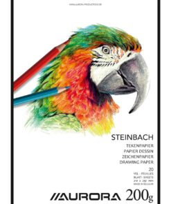BLOC STEINBACH A4 200GR 20F BLOC DESSINS AURORA