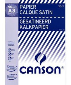 POCHETTE CALQUE A3 90GR 12 FEUILLES CANSON