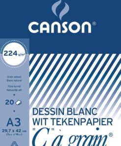 CANSON C A GRAIN A3 224G BLOC DE DESSIN 27138