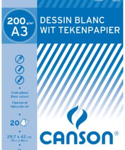 CANSON C A GRAIN A3 200GR BLOC DESSIN