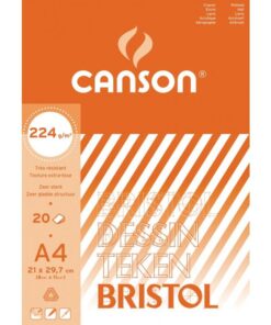 CANSON BLOC BRISTOL A4 224G BLOC DE DESSINS
