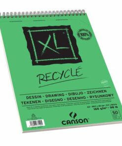 BLOC DESSIN XL RECY 160G A3 RECYCLE SPIRALE HAUTE