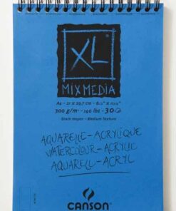 CANSON XL MIX MEDIA A4 300G BLOC DESSIN 30 FEUILLES SPIRAL