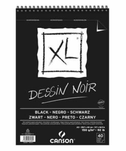 CANSKETCH 40F A3 XL NOIR 150G CANSON SPIRALE