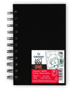 ART BOOK ONE SPIRALE 10.2X15.2 BLOC DESSINS CANSON