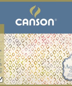 AQUARELLE CANSON 31X41CM 20F 300GR GRAIN FIN - CANSON BLOC DESSIN AQUARELLE