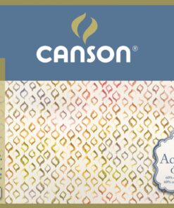AQUARELLE CANSON 36X50CM 20F 300GR GRAIN FIN BLOC DESSIN CANSON
