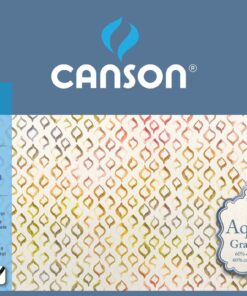 AQUARELLE CANSON 23X31 20F 300GR GRAIN TORCHON - CANSON BLOC DESSIN AQUARELLE