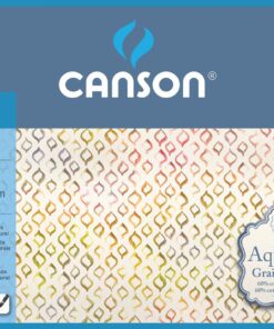 AQUARELLE CANSON 31X41CM 20F 300GR GRAIN TORCHON - CANSON BLOC DESSIN AQUARELLE