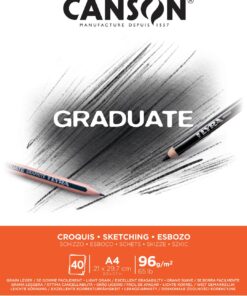 BLOC GRADUATE 40FLS A4 96GR CANSON - CROQUIS