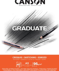 BLOC GRADUATE 40FLS A3 96GR CANSON - CROQUIS