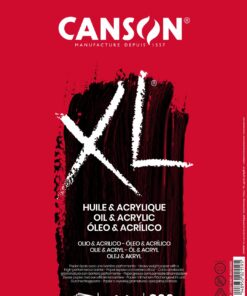 BLOC CANSON XL A4 290GR HUILE ET ACRYLIQUE - 30 FLS SPIRALE