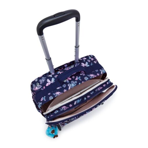 KIPLING NEW STORIA BUTTERFLY FUN - CARTABLE TROLLEY 4 ROULETTES – Image 3
